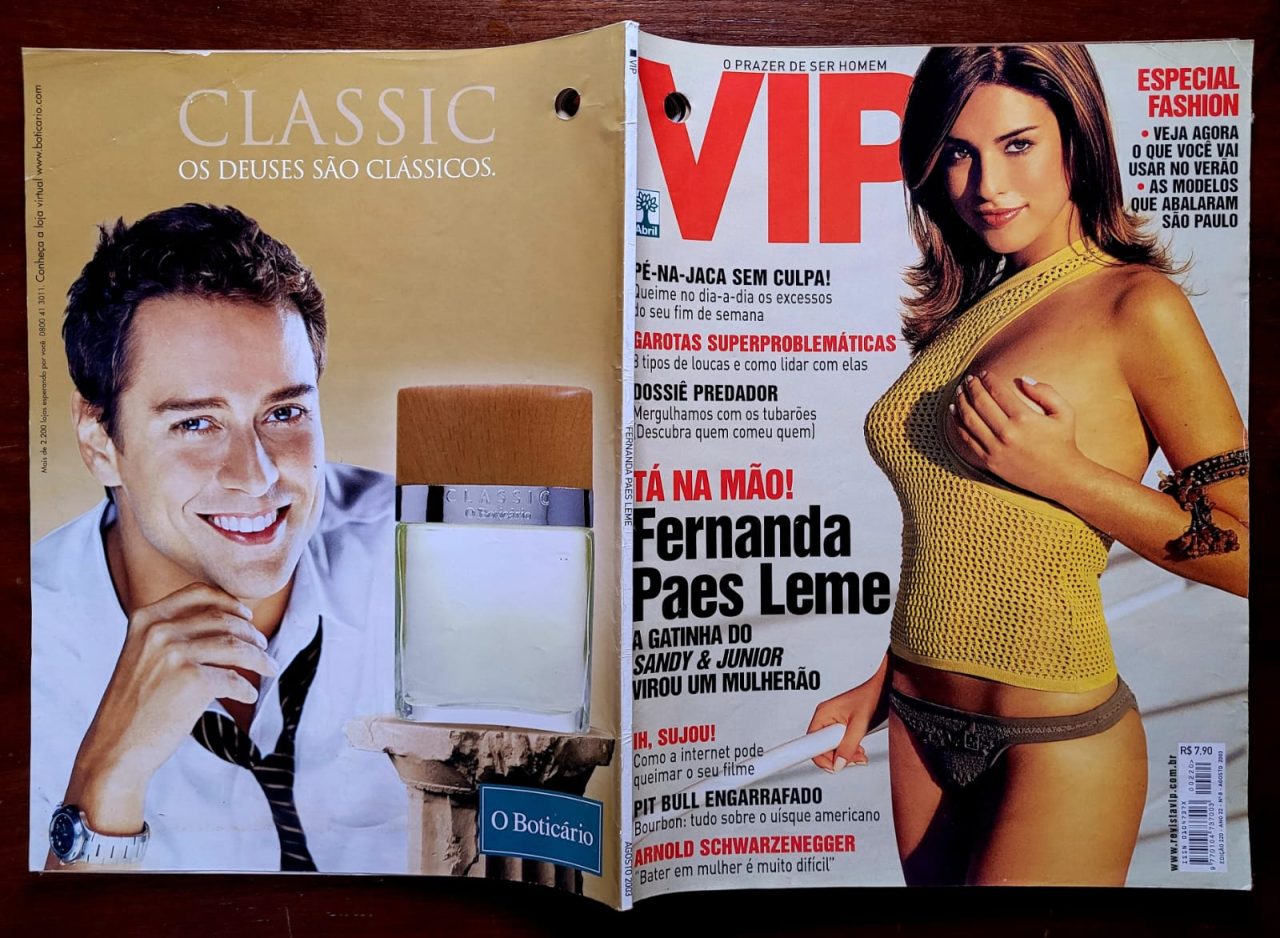 | Casa do Colecionador VIP Nº 220 - Fernanda Paes Leme - Agosto 2003