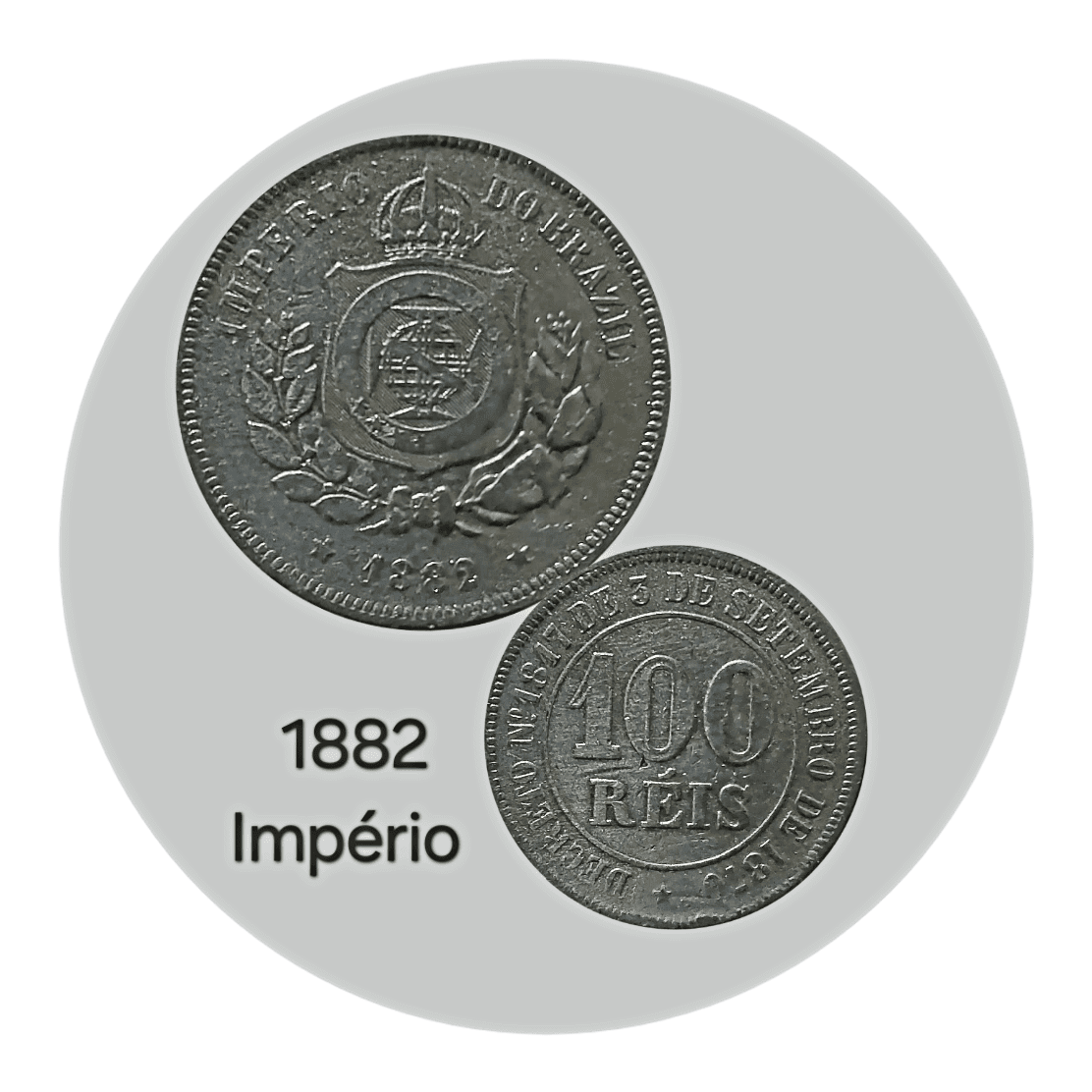| Casa do Colecionador 100 Réis 1882 Sku 1517