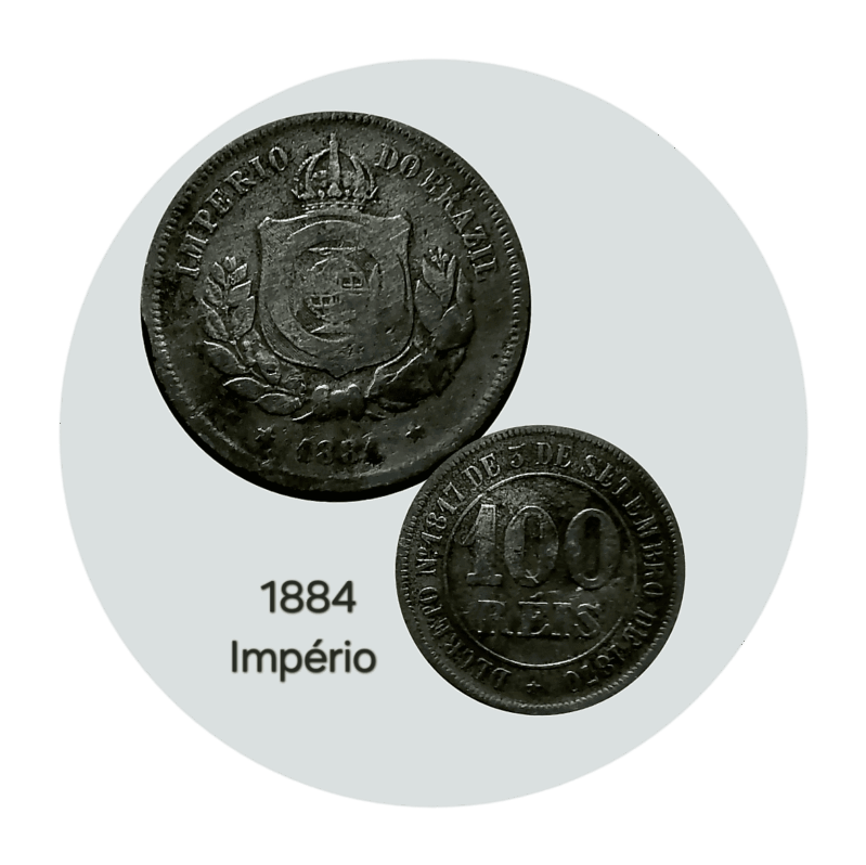 100 Réis 1884