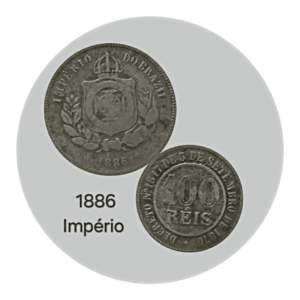 100 Réis 1886 Sku 1521