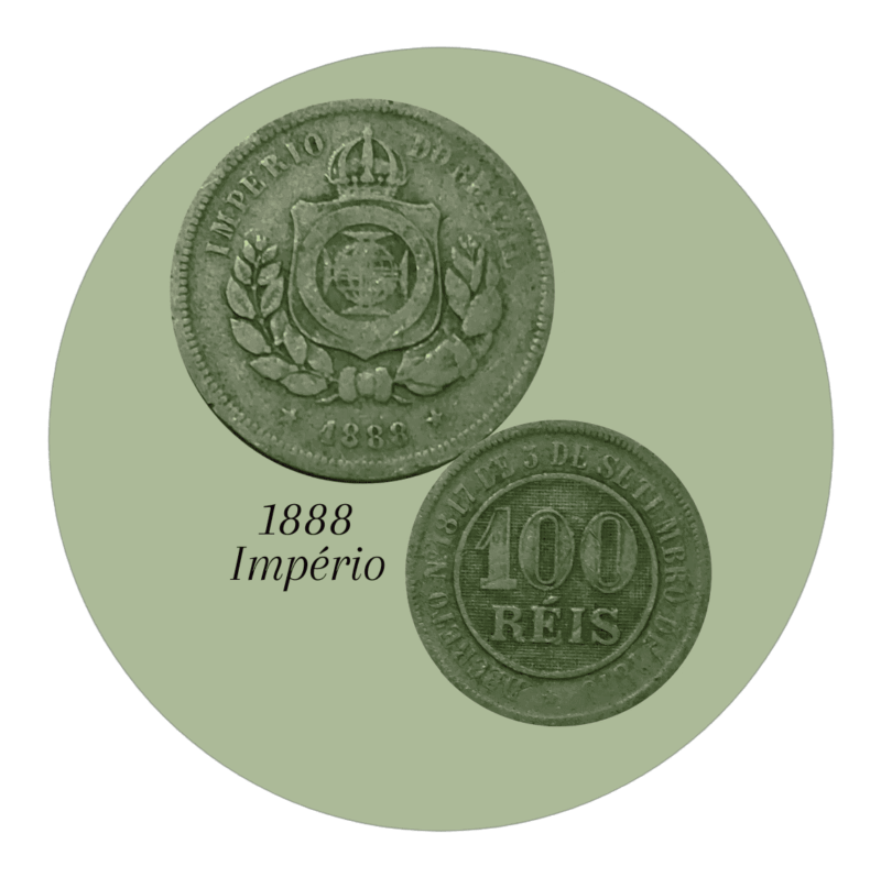 100 Réis 1888 Sku 1511