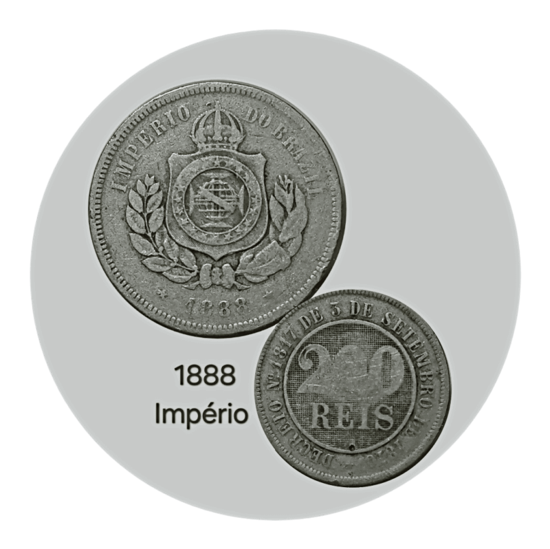 200 Réis 1888 Sku 1516