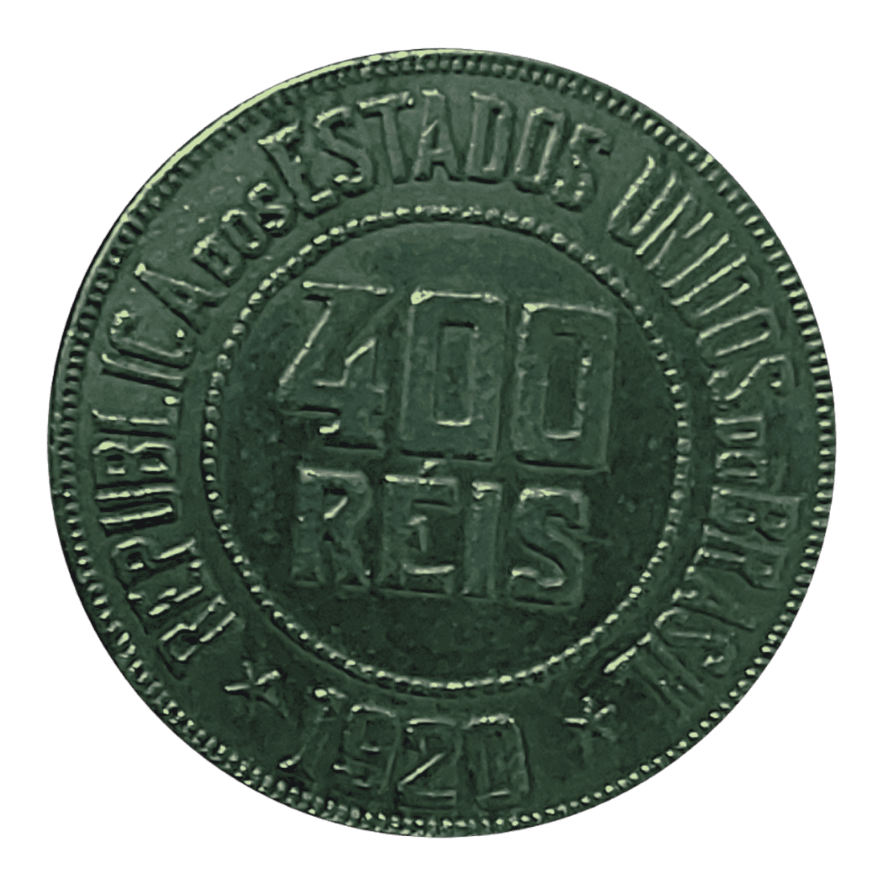 | Casa do Colecionador 400 Réis 1920 Sku 1467