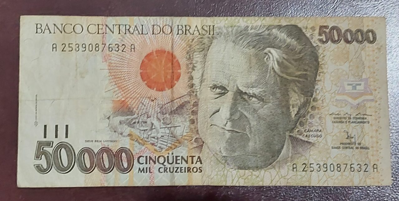 | Casa do Colecionador 50.000 Cruzeiros Sku 1531