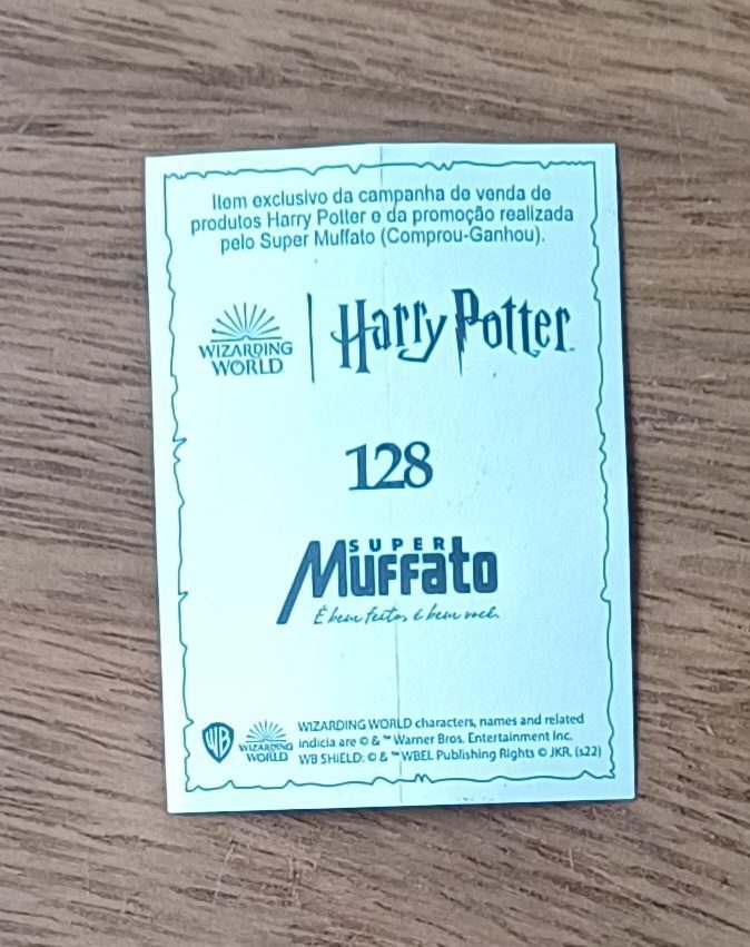 | Casa do Colecionador 5ab. Figurinhas Muffato Wizarding World Harry Potter brilhantes unidade.