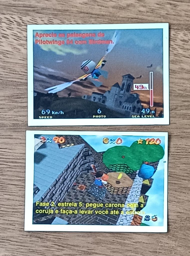 | Casa do Colecionador 5b4. Figurinhas Nintendo World Panini. Valor de cada uma.