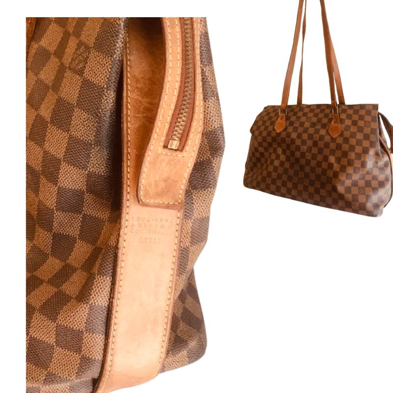 | Casa do Colecionador BOLSA LOUIS VUITTON ORIGINAL CHELSEA CENTENAIRE DAMIER EBENE. EDIÇÃO LIMITADA . CENTENÁRIO DA LOUIS VUITTON 1896- 1996. COMPARTIMENTO UNICO. A