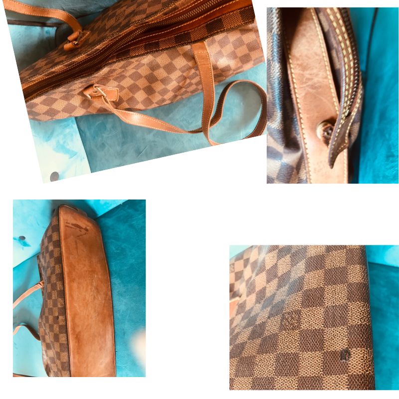 | Casa do Colecionador BOLSA LOUIS VUITTON ORIGINAL CHELSEA CENTENAIRE DAMIER EBENE. EDIÇÃO LIMITADA . CENTENÁRIO DA LOUIS VUITTON 1896- 1996. COMPARTIMENTO UNICO. A