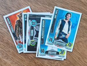 Cartao coleção Topps Star wars Force attax comum.