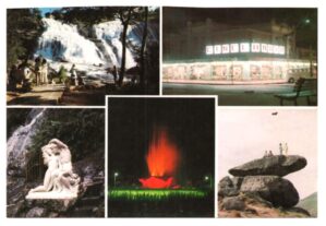 Cartão Postal 5 Vistas - Poços de Caldas - ( MG ) - Anos 70