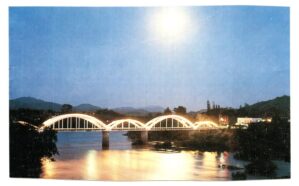 Cartão Postal Indaial ( SC ) - Ponte Emilio Baumgarten - Anos 70