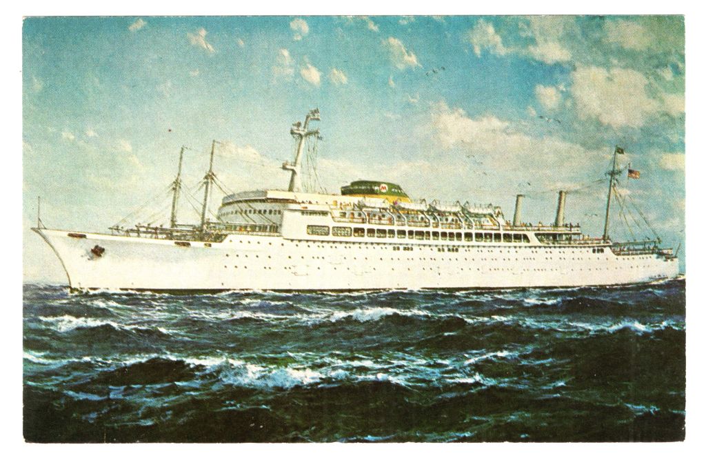 | Casa do Colecionador Cartáo Postal - Navio SS Brasil - Anos 50