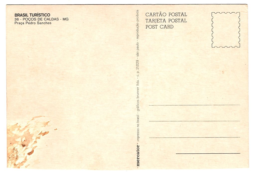 | Casa do Colecionador Cartão Postal raça Pedro Sanches - Poços de Caldas - ( MG ) - Anos 70