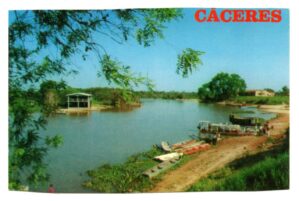 Cartão Postal Vista do Rio Paraguay - Caceres - ( MT ) - Anos 90