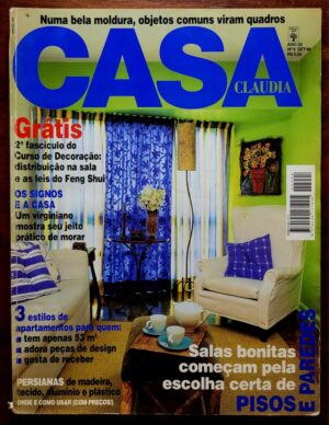 Casa Cláudia Nº 444 - Pisos e Paredes (Setembro 1998)