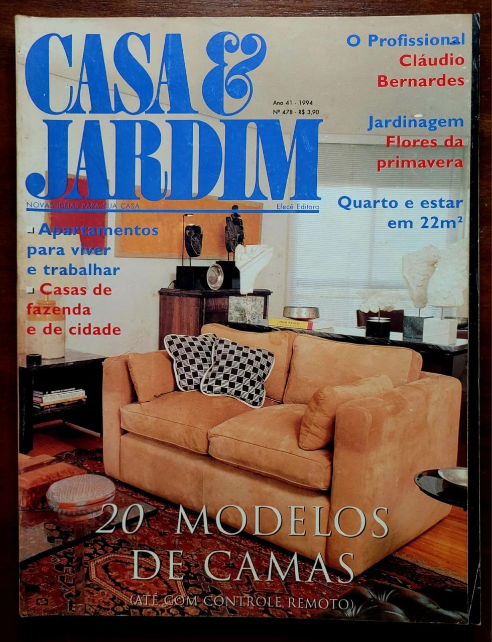 | Casa do Colecionador Casa e Jardim Nº 478 - 20 Modelos de Cama (Novembro 1994)