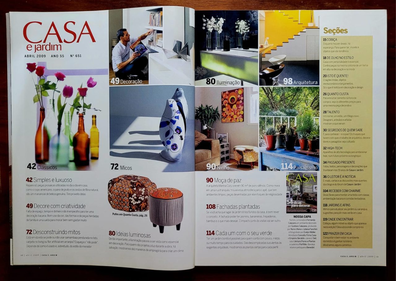 | Casa do Colecionador Casa e Jardim Nº 651 - 54 Dicas para Decorar (Abril 2009)