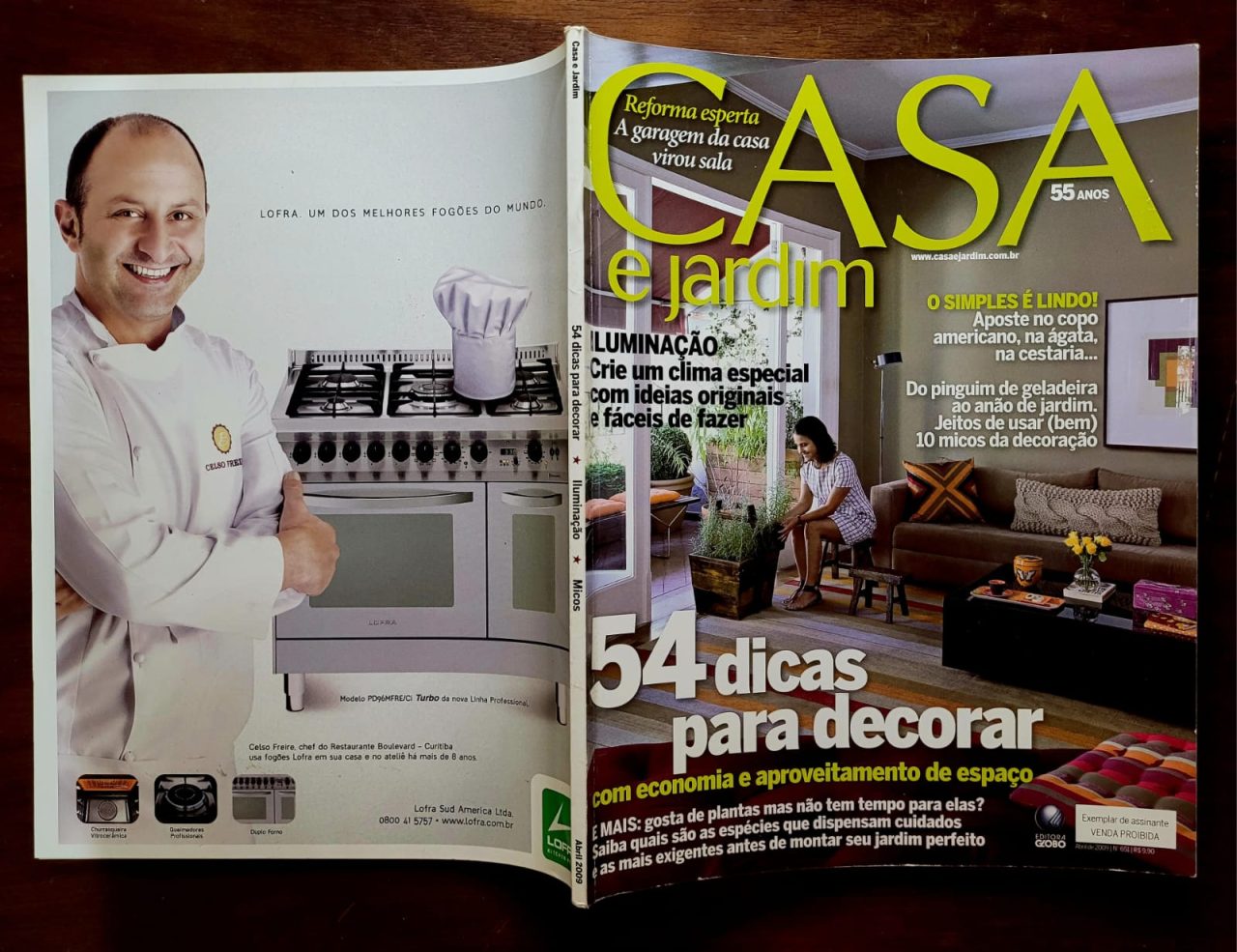 | Casa do Colecionador Casa e Jardim Nº 651 - 54 Dicas para Decorar (Abril 2009)
