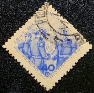 Comemorativos - RHM C0195 (Usado) Centenário da Pacificação do Rio Grande do Sul - 18/03/1945