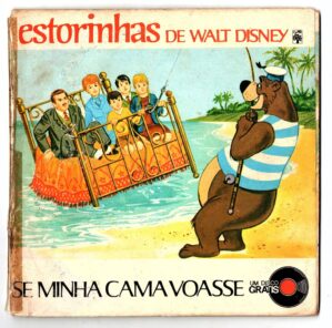 Disco Compacto - Vinil - Estorinhas de Walt Disney - Se Minha Cama Voasse - Anos 70