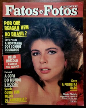 Fatos e Fotos Nº 1107 - Capa Maria Cláudia (11/11/1982)