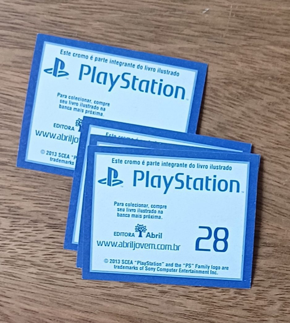 | Casa do Colecionador Figurinhas Abril Playstation Valor De Cada Uma