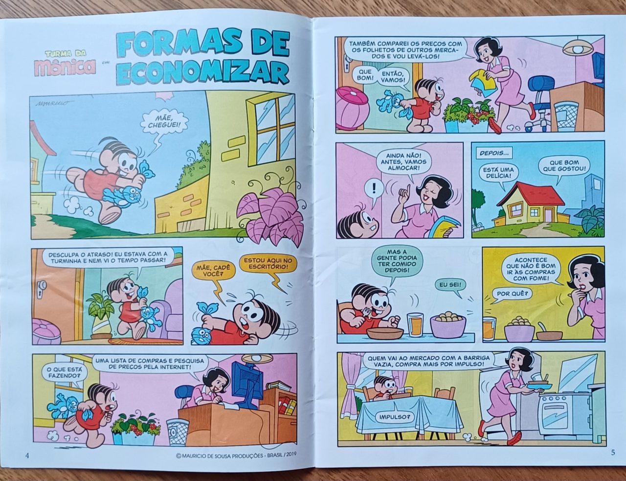 | Casa do Colecionador Gibi Turma da Mônica Sicredi 4. Formas de economizar.