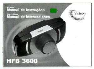 Manual de Instrução - Viva Voz Visteon HFB 3600 - Portugues