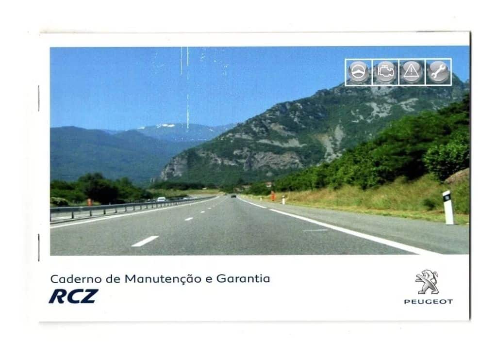 | Casa do Colecionador Manual Do Proprietario Peugeot Rcz - 2012 - Em Branco
