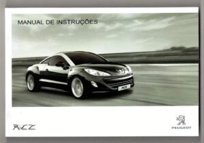 Manual Do Proprietario Peugeot Rcz - 2012 - Em Branco