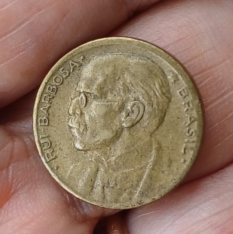 | Casa do Colecionador Moeda Brasil de 20 centavos de 1948. Ruy Barbosa.
