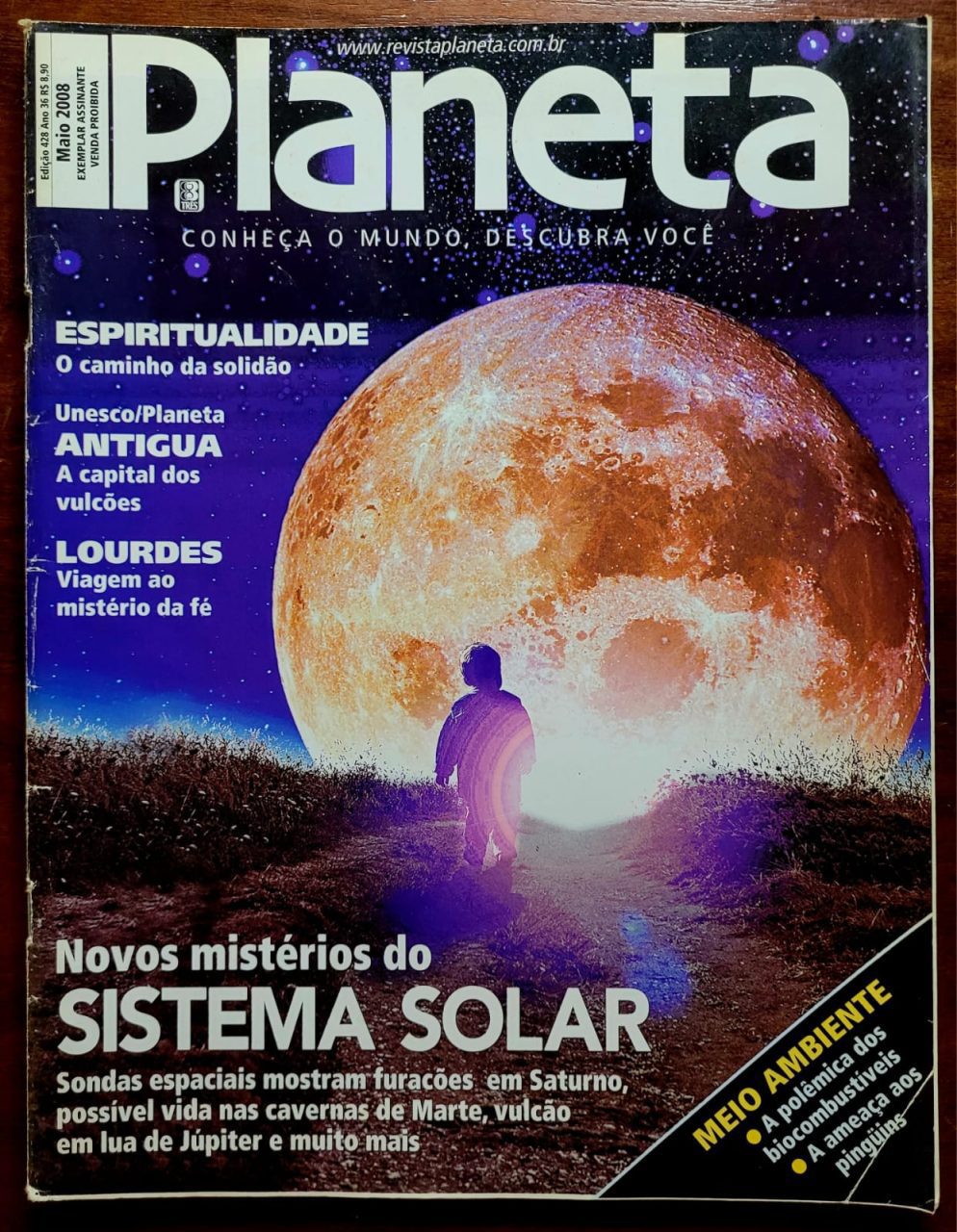| Casa do Colecionador Planeta No 428 Novos Misterios Do Sistema Solar Editora Tres Maio 2008 3