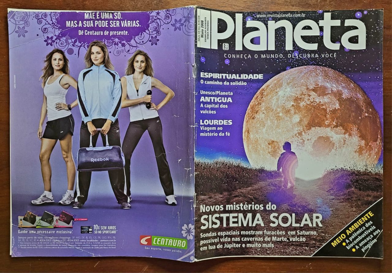| Casa do Colecionador Planeta No 428 Novos Misterios Do Sistema Solar Editora Tres Maio 2008
