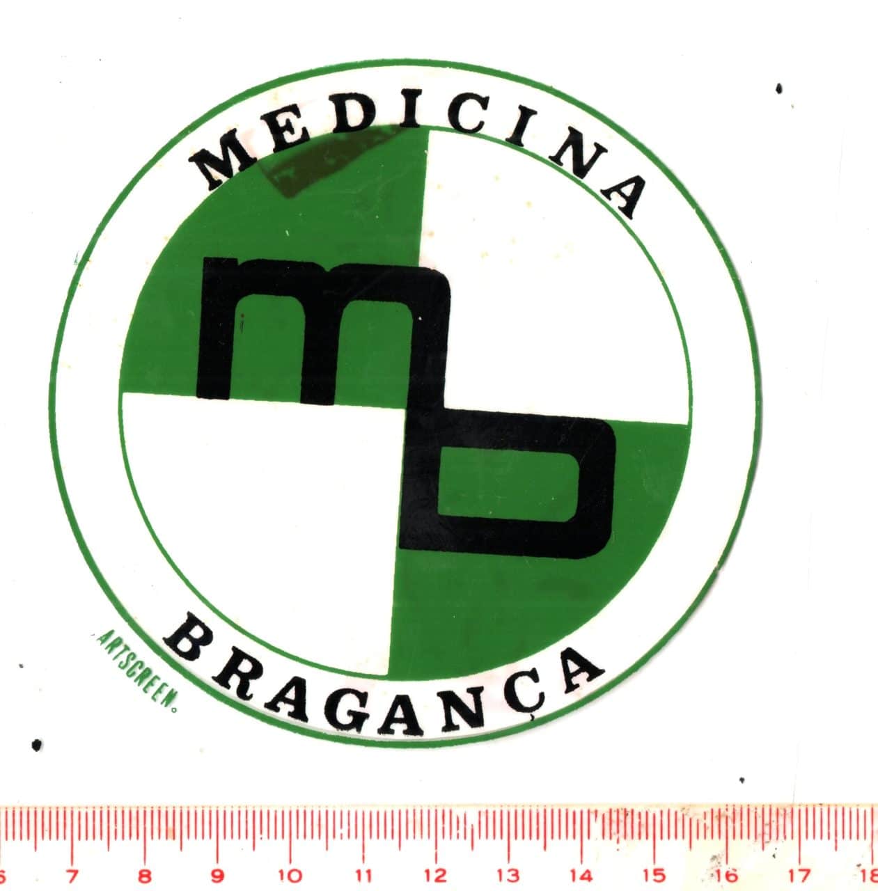 | Casa do Colecionador Plastico Adesivo Medicina Bragança Paulista - USF - Anos 70