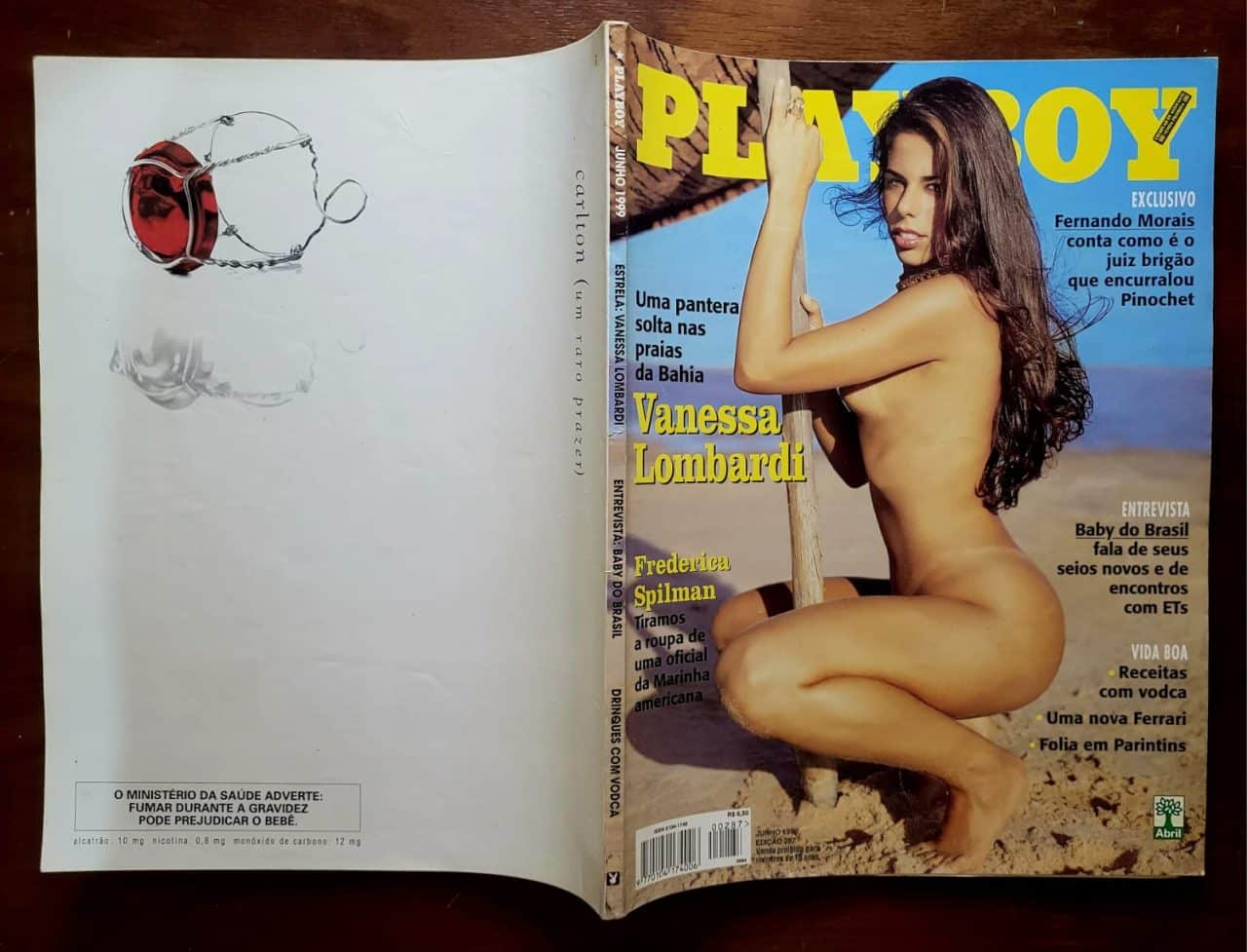 | Casa do Colecionador Playboy Nº 287 - Vanessa Lombardi (Revista com Pôster) Junho 1999