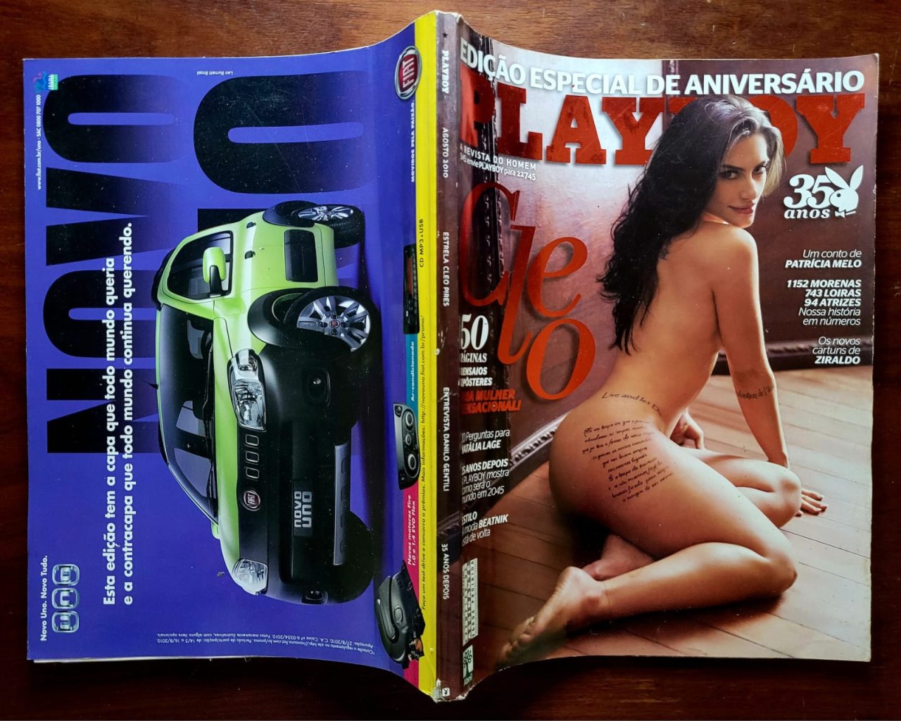 | Casa do Colecionador Playboy Nº 423 - Cléo Pires (Revista com 2 Pôsteres) Agosto 2010