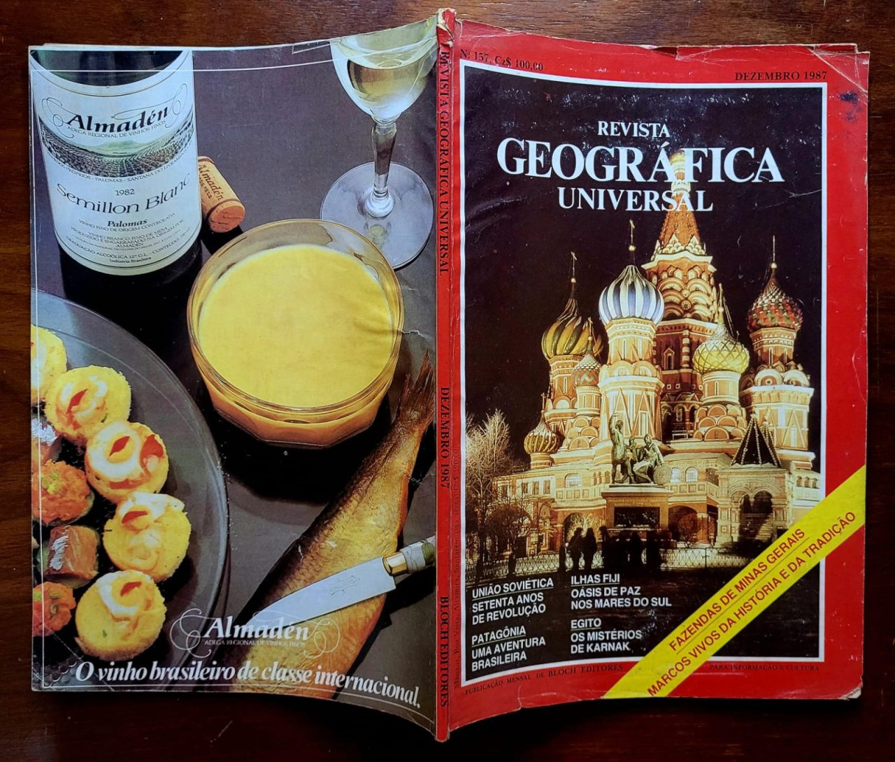 | Casa do Colecionador Revista Geográfica Universal Nº 157 - Dezembro de 1987