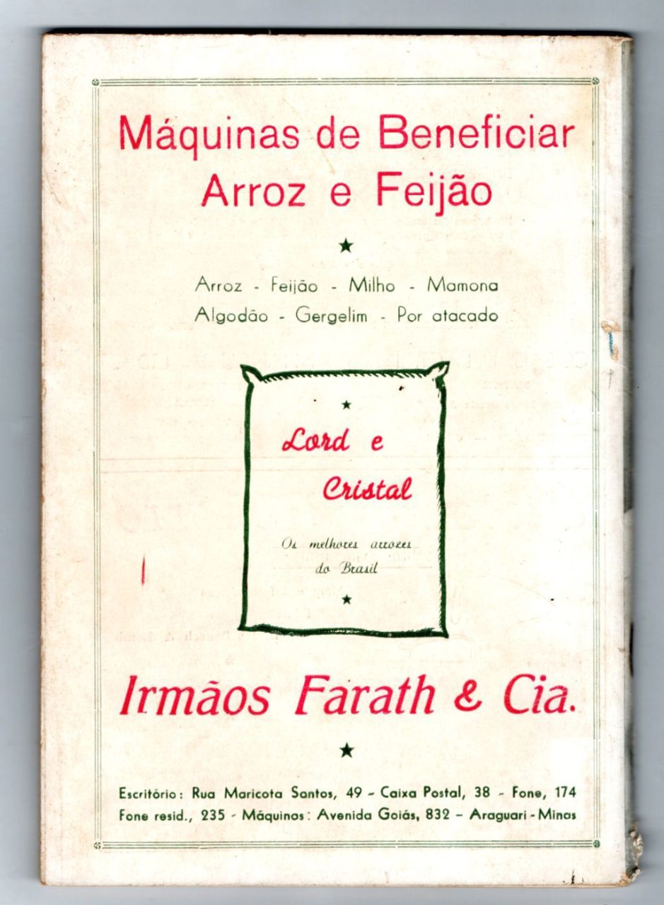 | Casa do Colecionador Revista Ventania - Anos Iii - N°s - 25 A 27 - Araguari - 1957