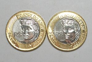 1 Real - 2024 / 30 anos do Real / 2 moedas Bimetal / Flor de Cunho