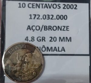 10 Centavos 2002 Sku 1593