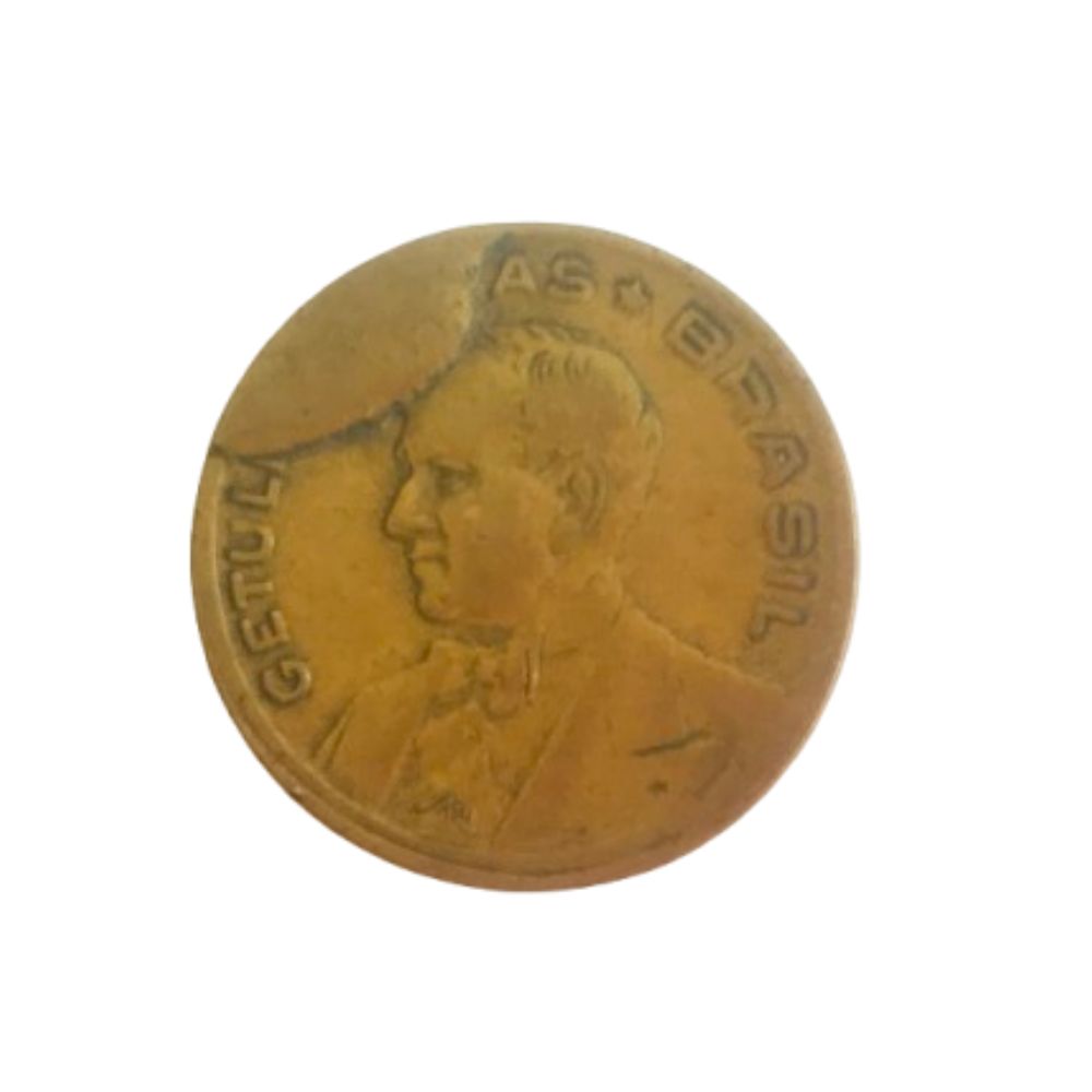 | Casa do Colecionador 20 CENTAVOS 1945 SOBRA DE METAL/SOBRA DE METAL