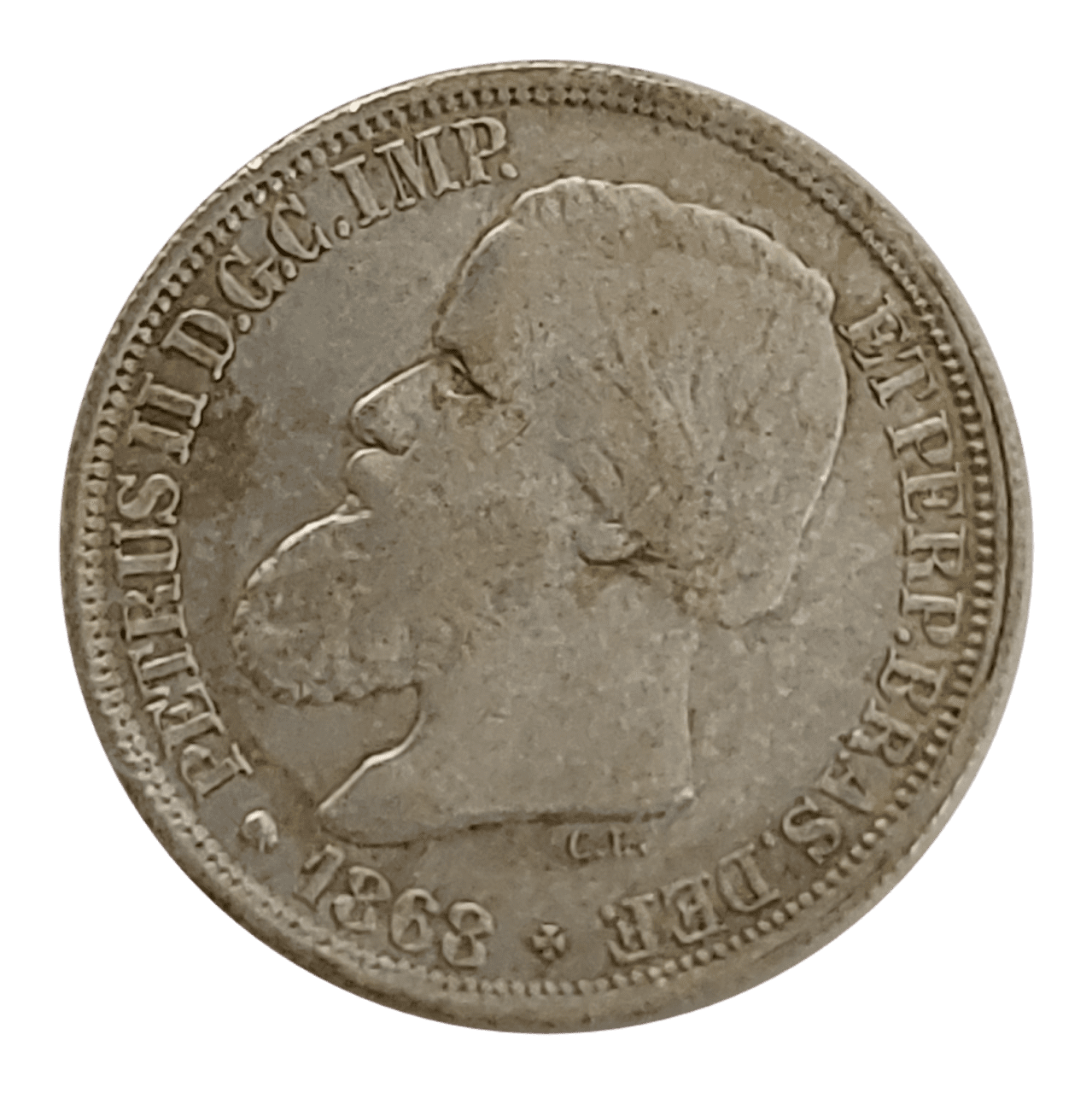 | Casa do Colecionador 200 Réis 1868 Sku 1550