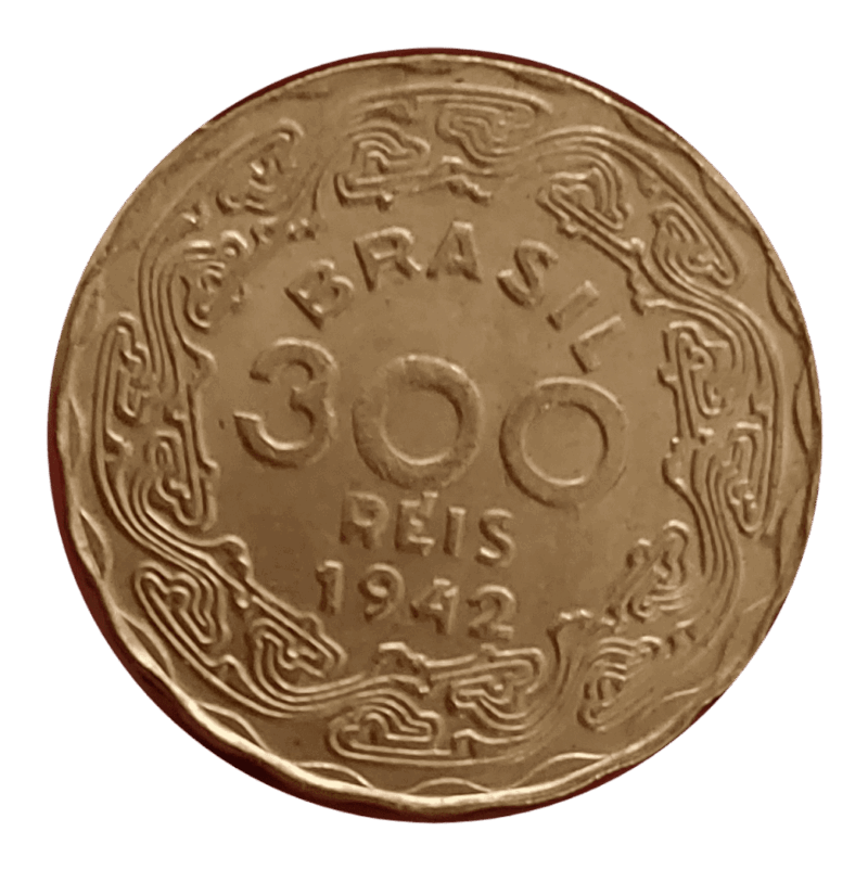 300 Réis 1942 Sob/FC Sku 1549