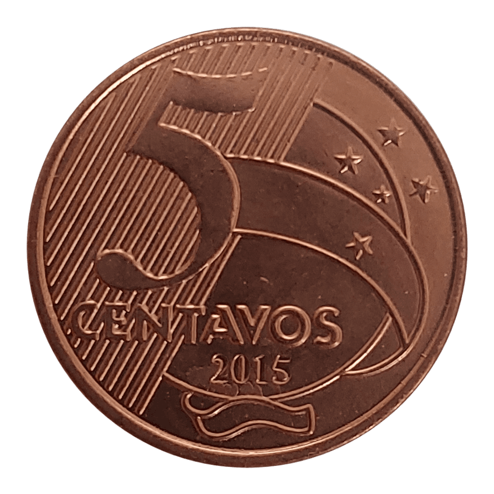 | Casa do Colecionador 5 Centavos 2015 FC Sku 1544