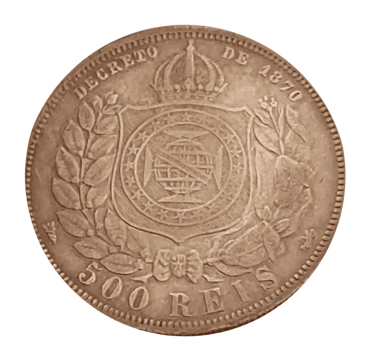 | Casa do Colecionador 500 Réis 1889 Variante com rabicho Sku 1562