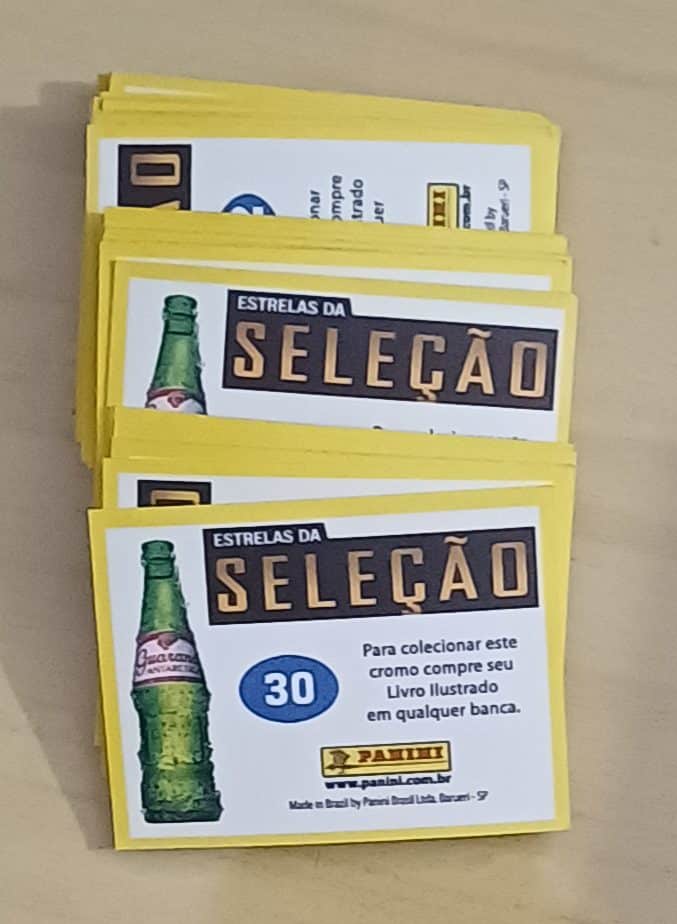 | Casa do Colecionador 5a1. Figurinha Estrelas da Seleção. Simples. Ed Panini.