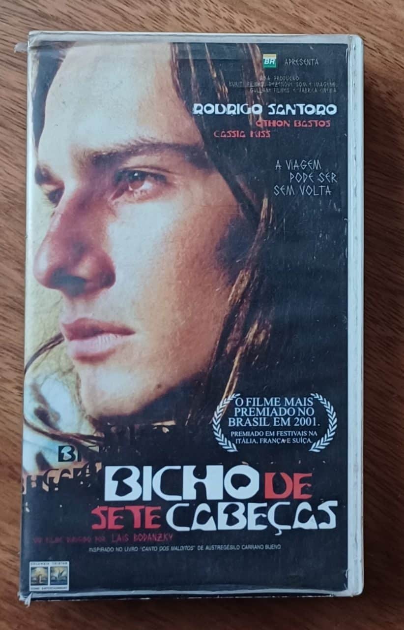 | Casa do Colecionador 5a1. Fita Vhs Bicho de sete cabeças. Nacional Rodrigo Santoro.