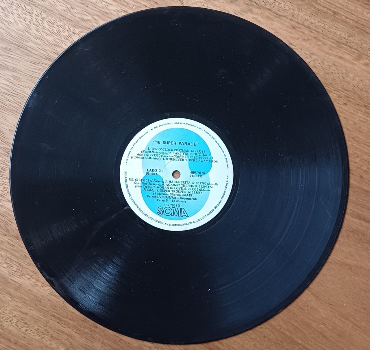 | Casa do Colecionador 5a3. Vinil lp 16 Super parade Soma. More than i can say Woman in love.