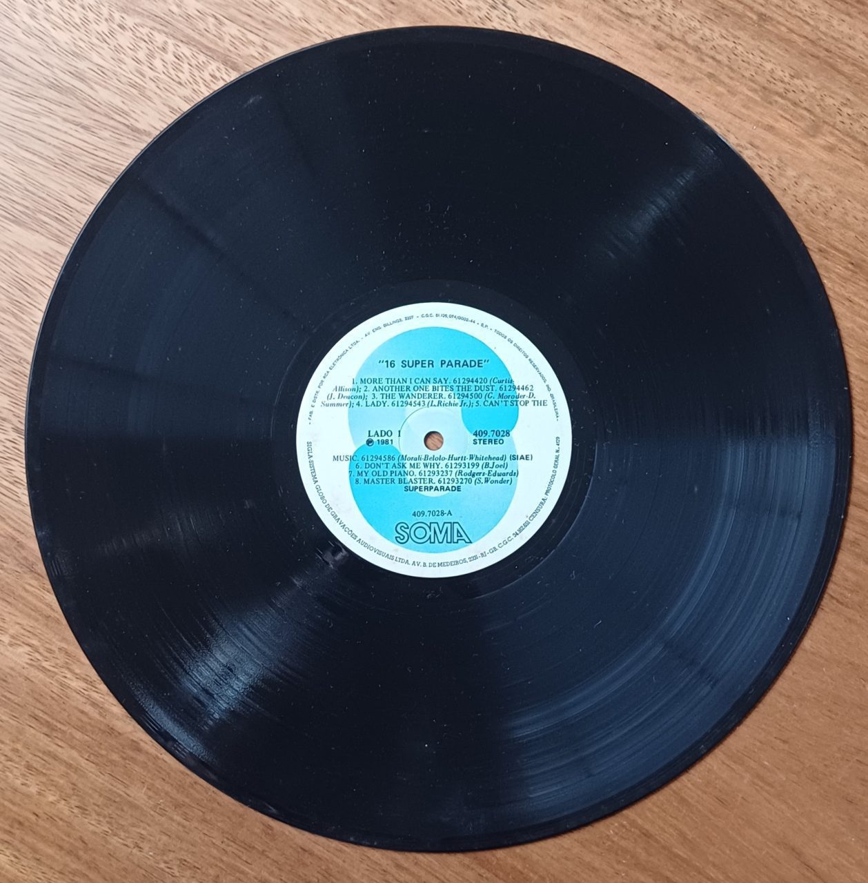 | Casa do Colecionador 5a3. Vinil lp 16 Super parade Soma. More than i can say Woman in love.