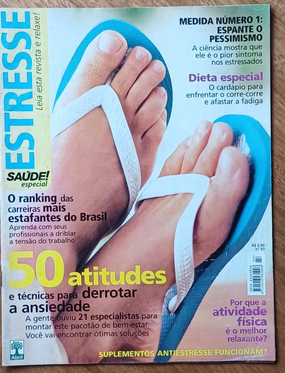 | Casa do Colecionador 5a3.ir Revista saúde é vital especial 43. Estresse Atividade física Ansiedade